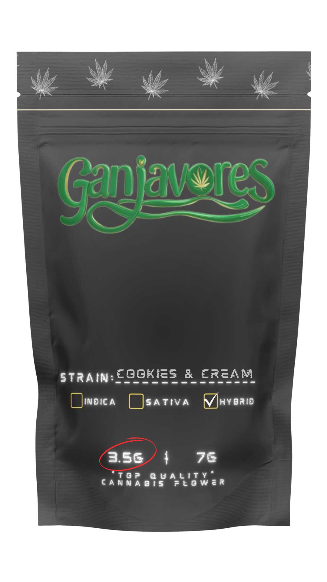 Ganjavores DC | Cookies & Cream | Top-Shelf Flower | 3.5g - 14g