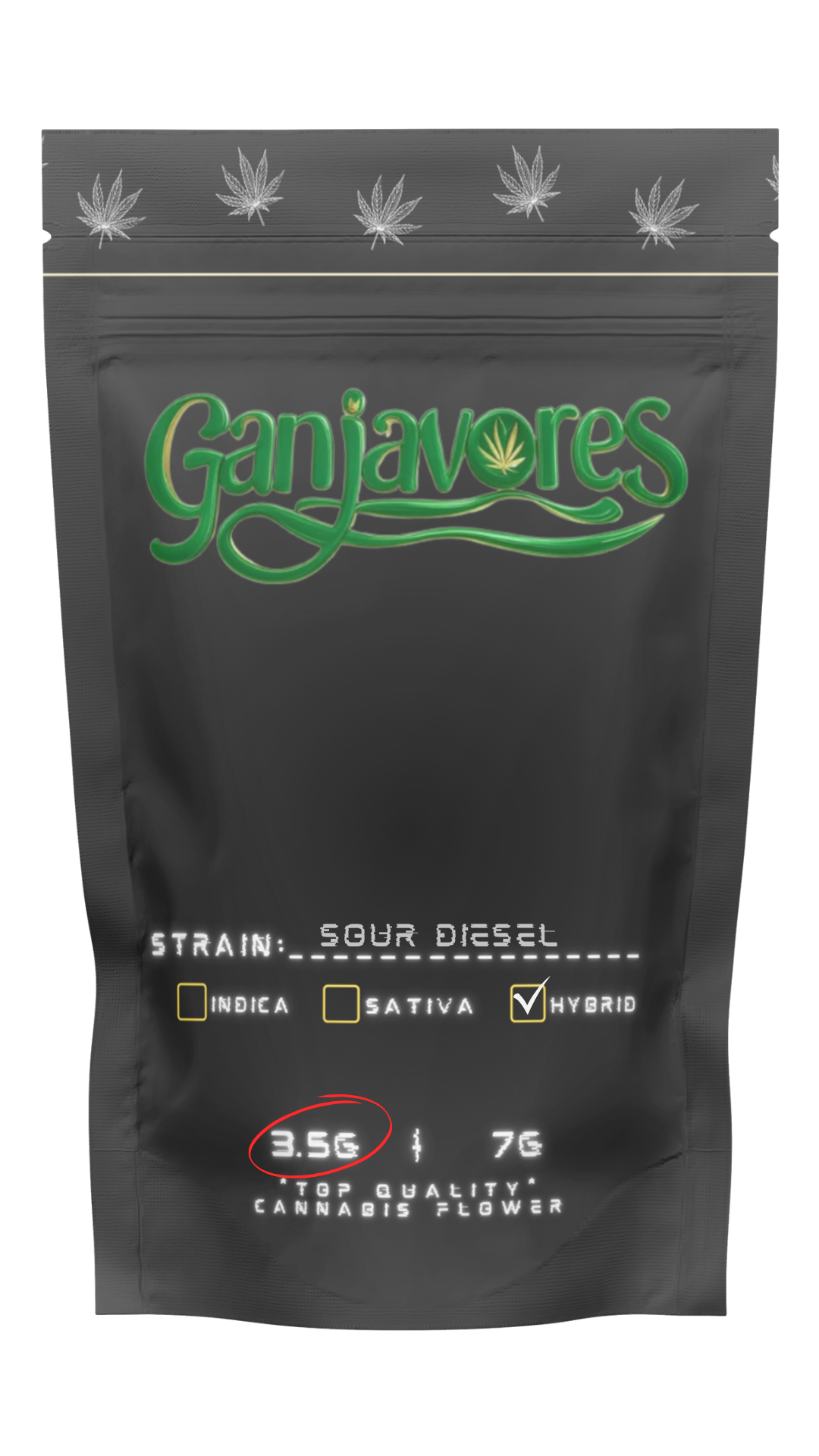 Ganjavores DC | Sour Diesel | Top-Shelf Flower | 3.5g - 14g