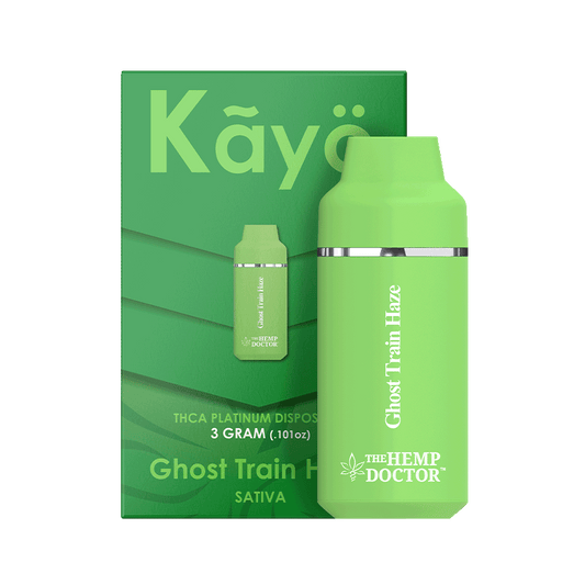 Kayo THCa Blend Disposable Vape | Ghost Train Haze | 3G