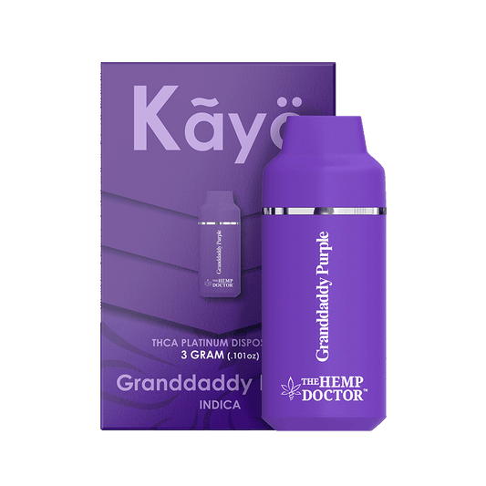 Kayo THCa Blend Disposable Vape | Granddaddy Purple | 3G