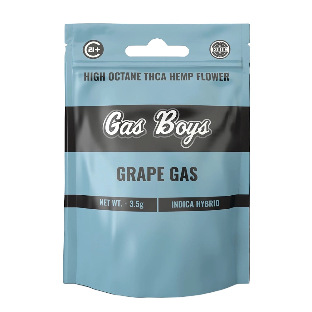 Grape Gas Exotic | THCa Flower | Indica | 3.5G Pre-Packaged