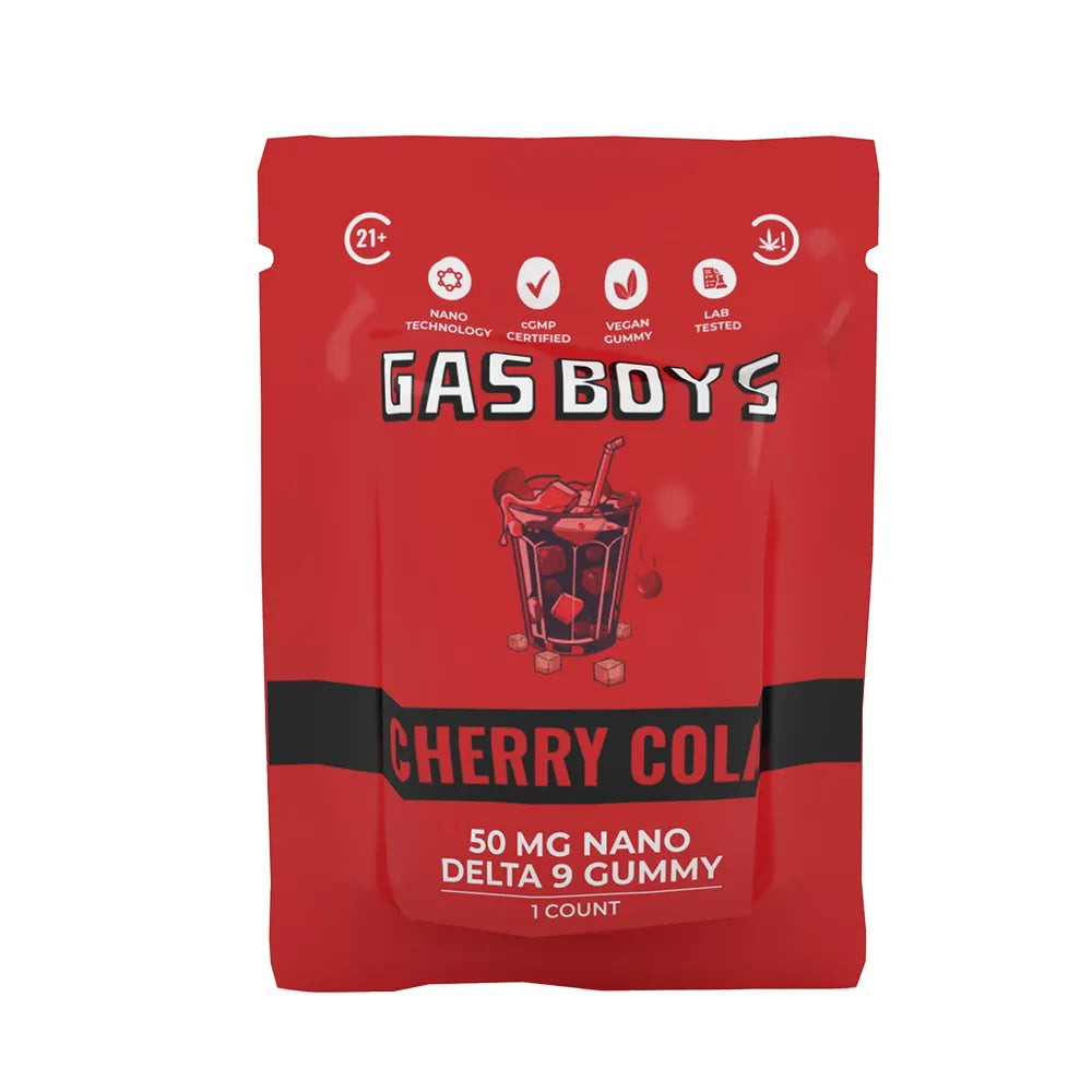 CHERRY COLA | DELTA 9 NANO GUMMY | 50MG SINGLE SERVE BAG