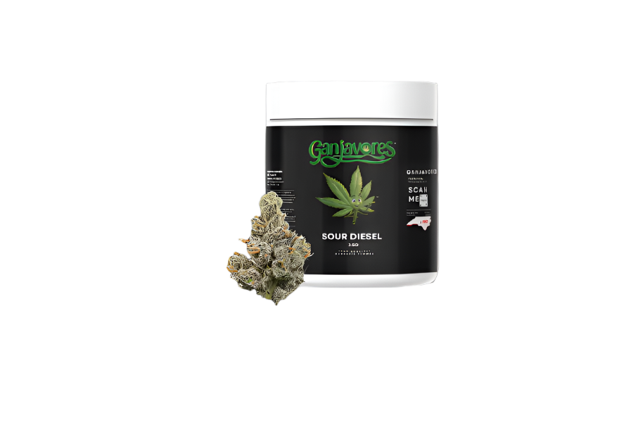 Ganjavores Sour Diesel | Pre-Packaged | Hybrid | 3.5G