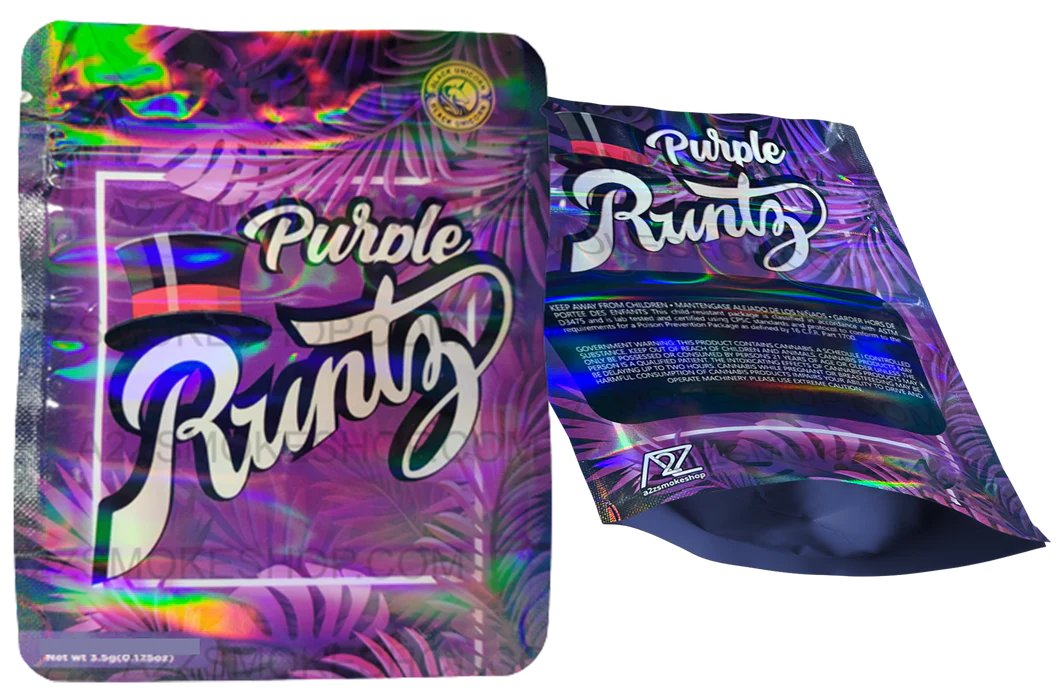 Ganjavores DC | Purple Runtz | Pre-Pack Premium Flower | 7g - 28g
