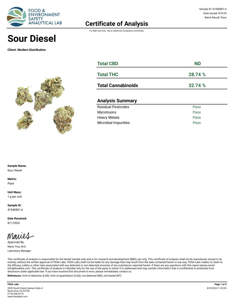 Ganjavores Sour Diesel | Pre-Packaged | Hybrid | 3.5G