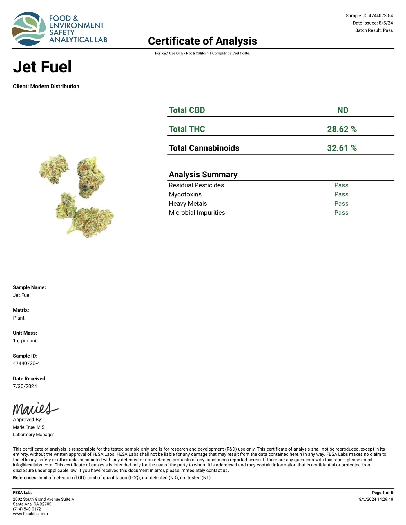 Jet Fuel Whole Flower 1.5G Pre-Rolls | THCa Flower | 2pk