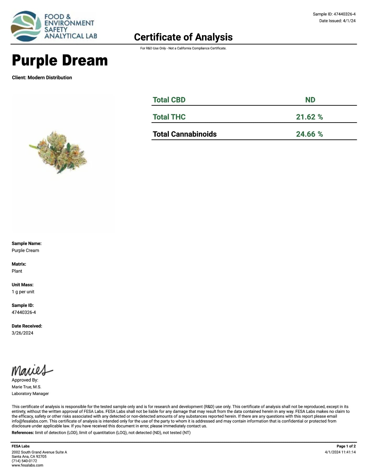 Purple Dream Exotic Whole Flower | THCa Flower | 3.5G-28G